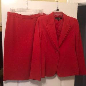 Kasper Red Suit